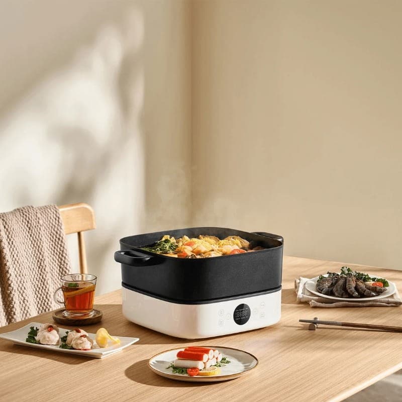 Xiaomi Multifunctional Hot Pot Cooker 6L Blanc - Capacité de 6 litres