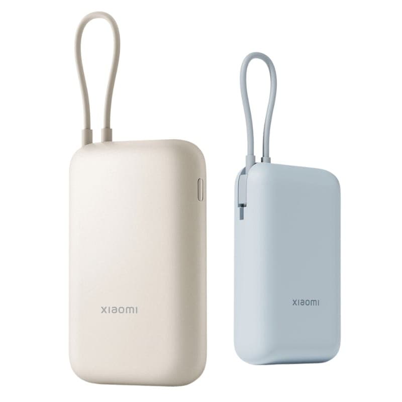 Xiaomi Power Bank 10000mAh (Cable Integrado) 22,5W Azul - colores disponibles