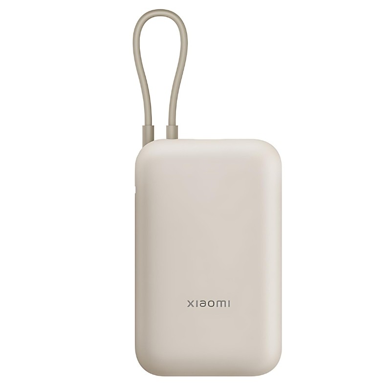 Xiaomi Power Bank 10000mAh (câble intégré) 22,5W Beige - Ítem