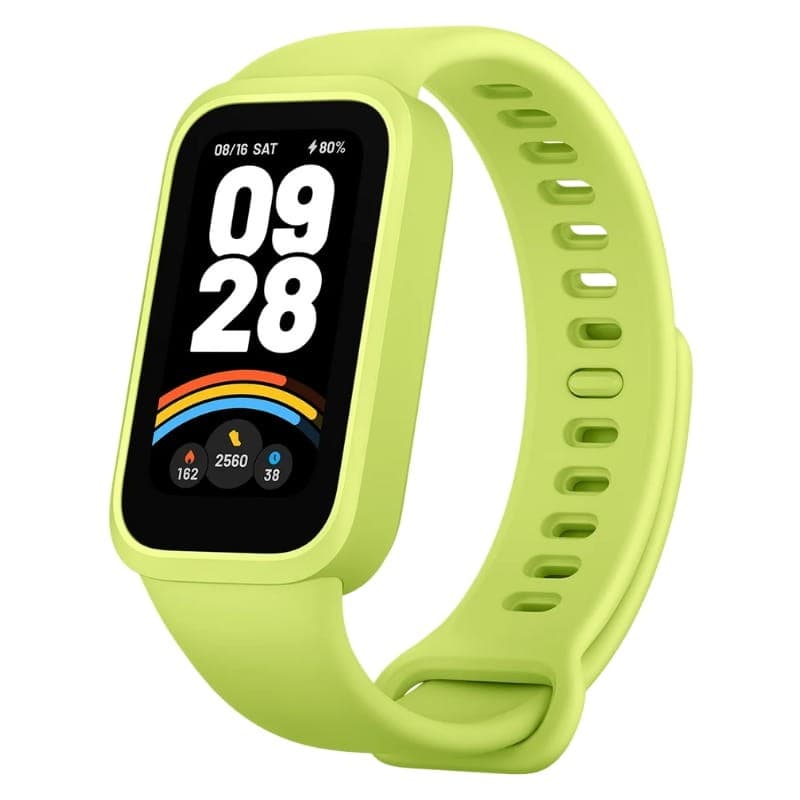 Xiaomi Mi Smart Band 9 Active Vert - vue à 45 degrés