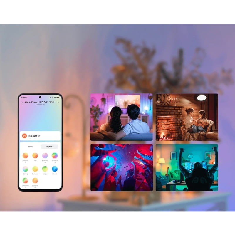 Xiaomi Smart LED Bulb Blanc et Couleur - Ampoule intelligente - Ítem3