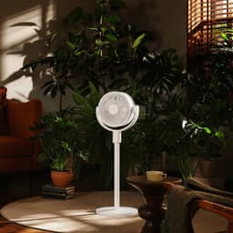 Xiaomi Smart Standing Air Circulation Fan Blanc - Vue à 45 degrés
