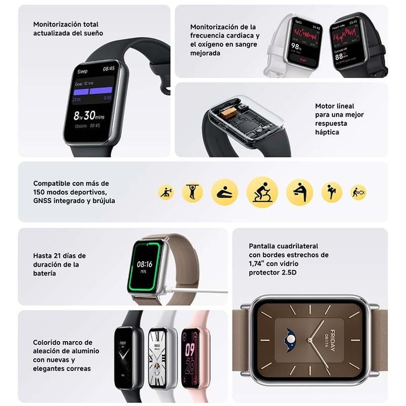Xiaomi Mi Smart Band 9 Pro Blanco Crema - Ítem5
