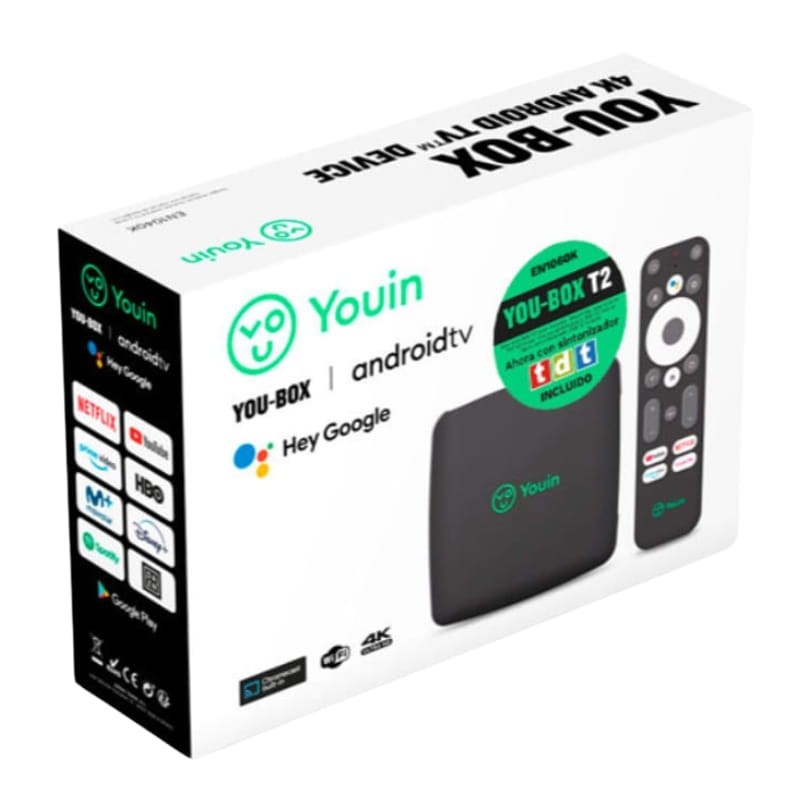 Youin EN1060K 2Go/8Go WiFi Noir - Android TV - Ítem4