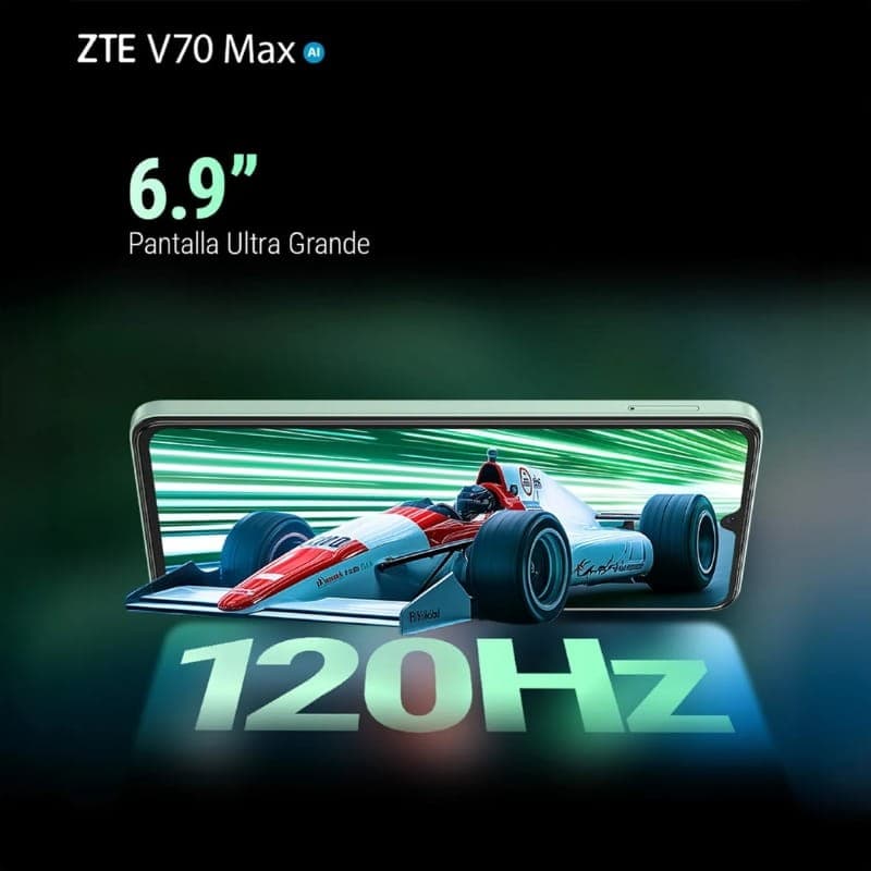 ZTE Blade V70 Max 4GB/256GB Verde - características de la pantalla