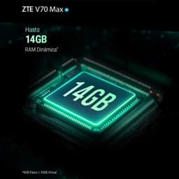 ZTE Blade V70 Max 4GB/256GB Verde - memoria RAM 