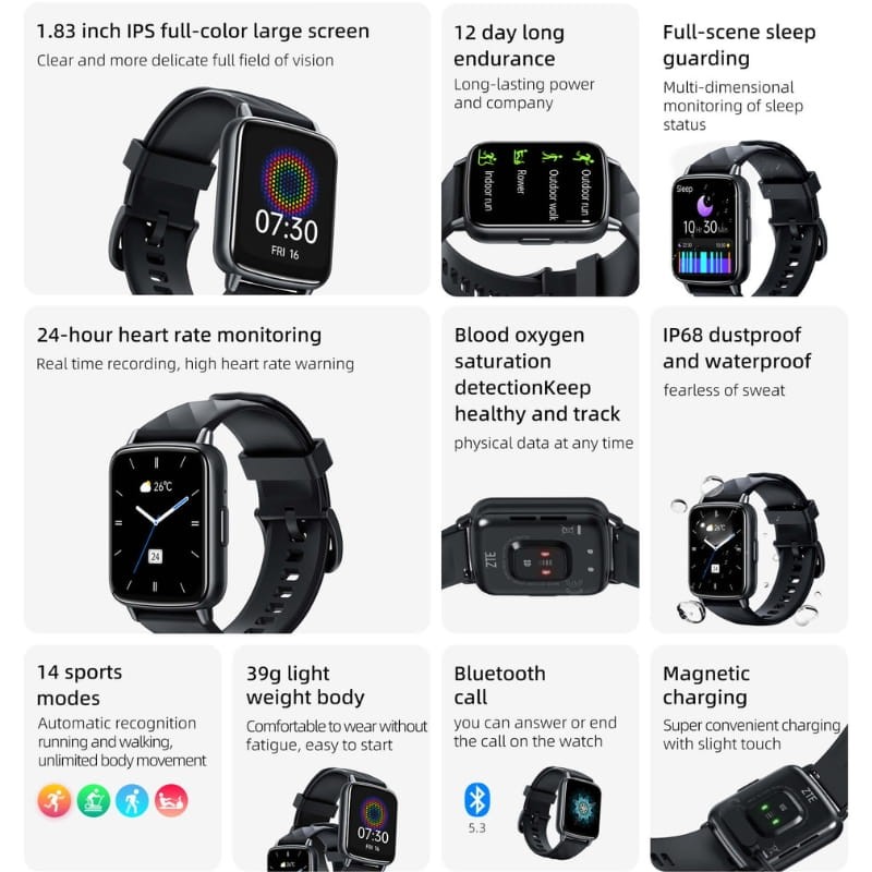 ZTE Watch Live 3 Negro - Ítem5
