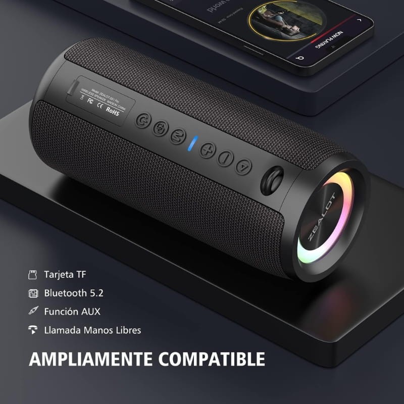 Zealot S51 Pro - Altifalante Bluetooth - Item1