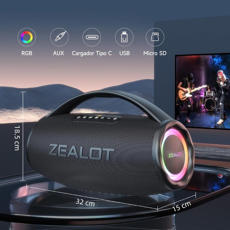 Zealot S97 80W - Altavoz Bluetooth - Ítem3