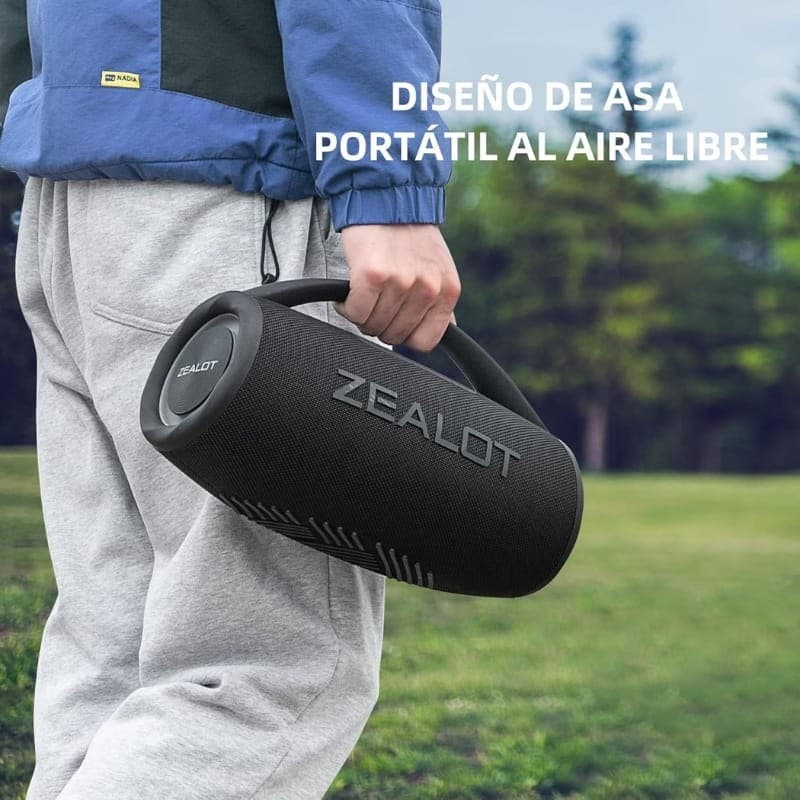 Zealot S97 80W - Altavoz Bluetooth - asa de transporte