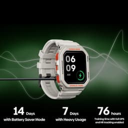 Zeblaze Ares GPS Blanc - Montre intelligente - autonomie de la batterie