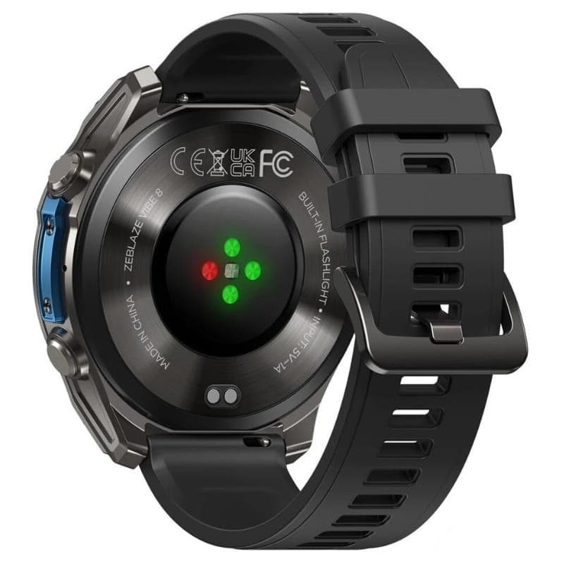 Zeblaze Vibe 8 Preto - vista traseira