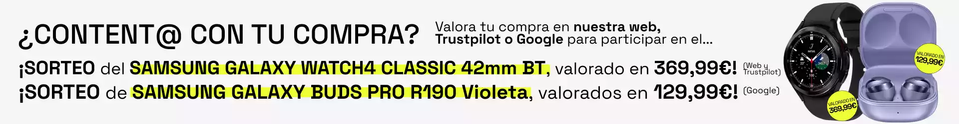 Estas contento con tu compra