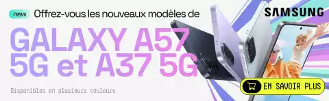 Samsung Galaxy A57 et A37
