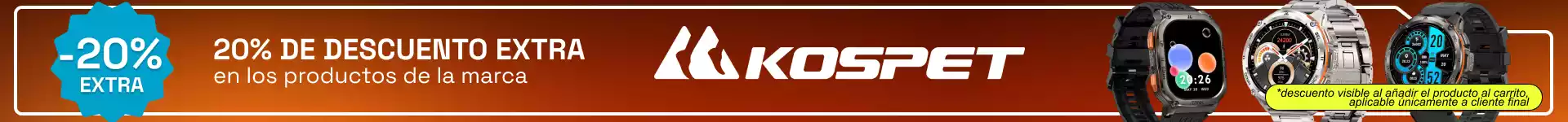 Descuento especial KOSPET