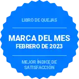 Marca del mes de febrero de 2023 (Libro de quejas)