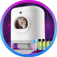 Caixa de areia para gatos com limpeza automática Cyber Monday