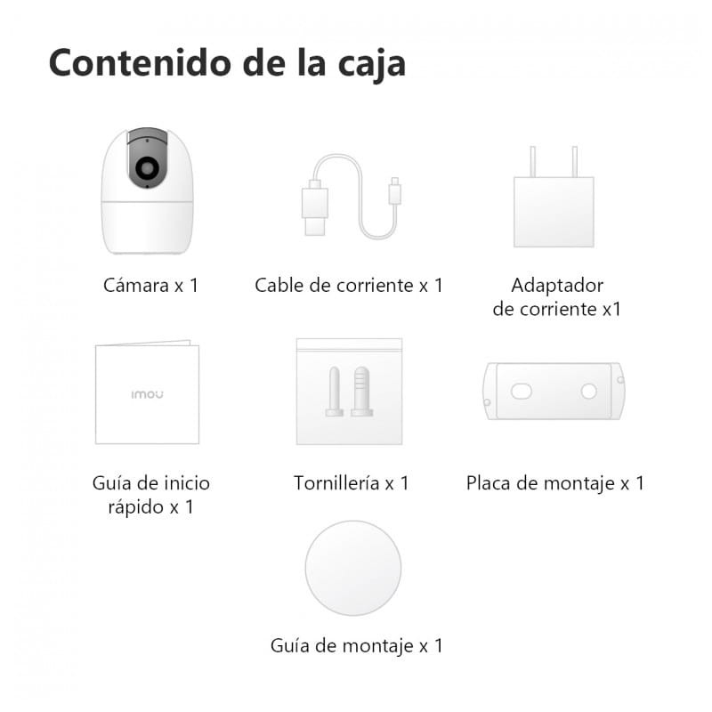 Caméra de sécurité IP Imou A1 4MP QHD Wifi Vision nocturne Plafond/Mur Blanc - Ítem2