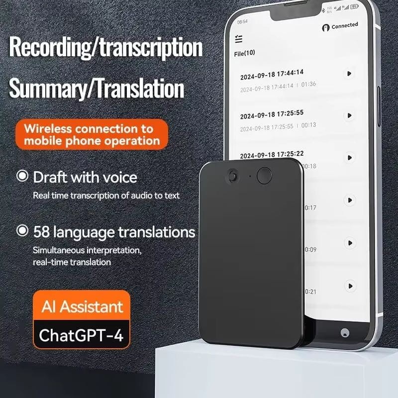 A3 - Grabadora de Voz con IA - 64GB Grabadora de Audio con ChatGPT - Ítem6