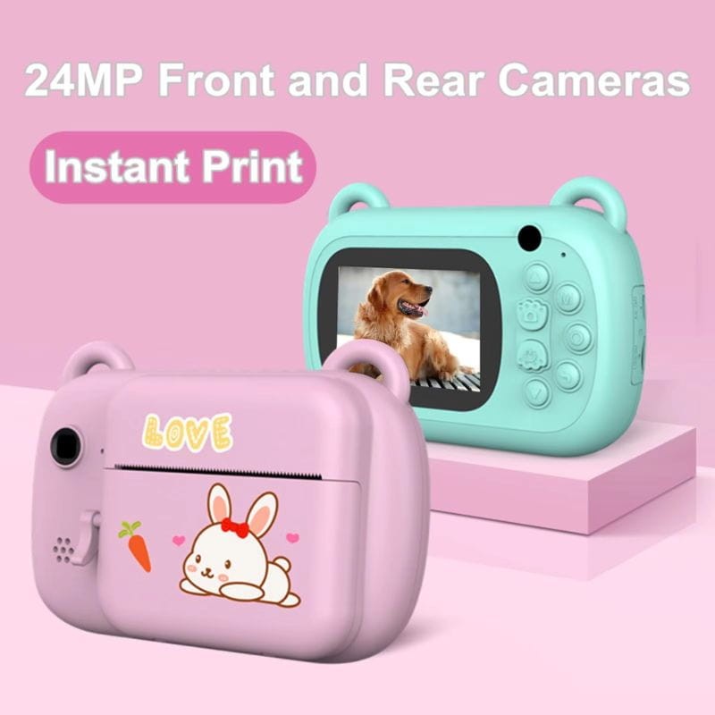A7 Polaroid Verde - Câmera Instantânea com Impressão para Crianças - Item2