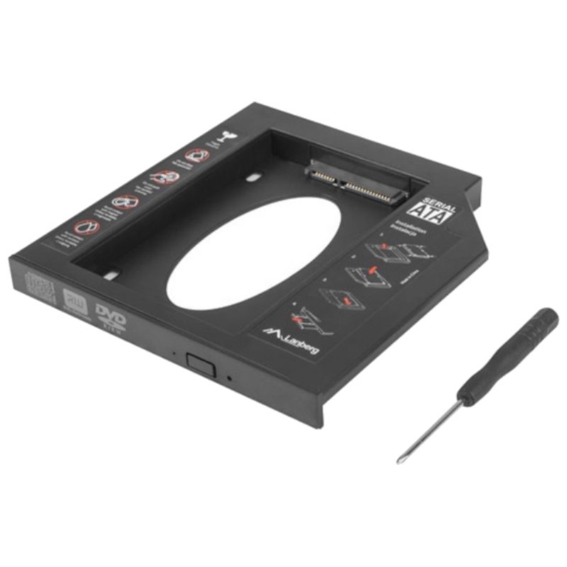 Adaptador Lanberg IF-SATA-10 Leitor DVD Slim para HDD/SSD STA 2.5 7mm - Item