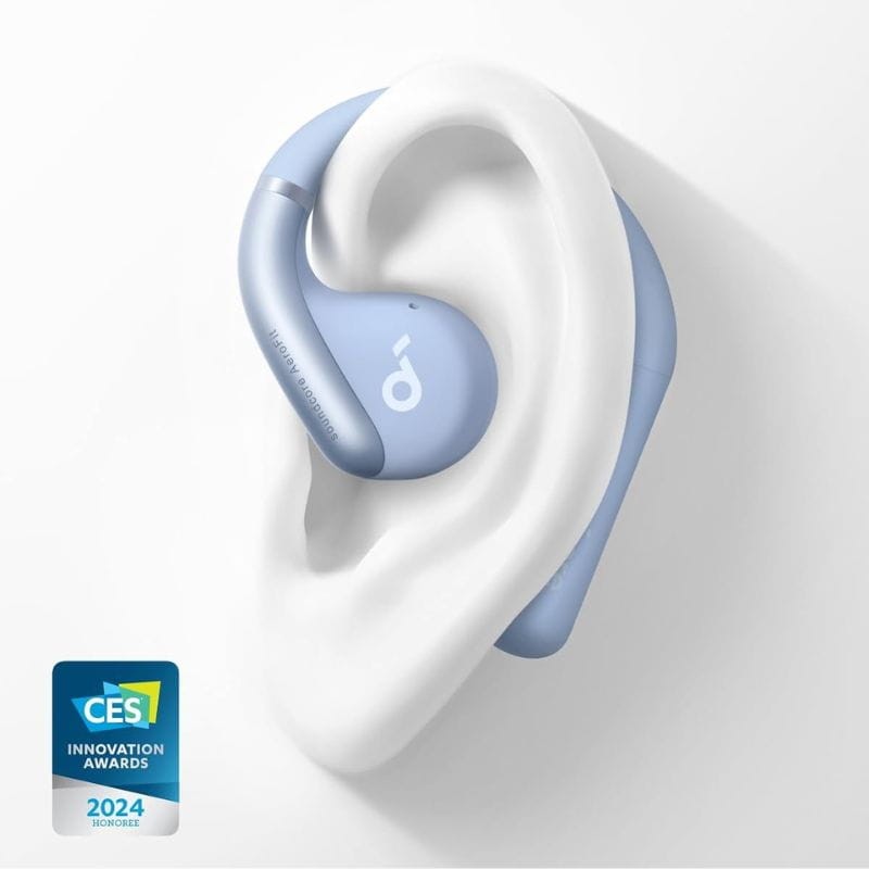 Soundcore AeroFit Azul - Auscultadores Bluetooth - Item1