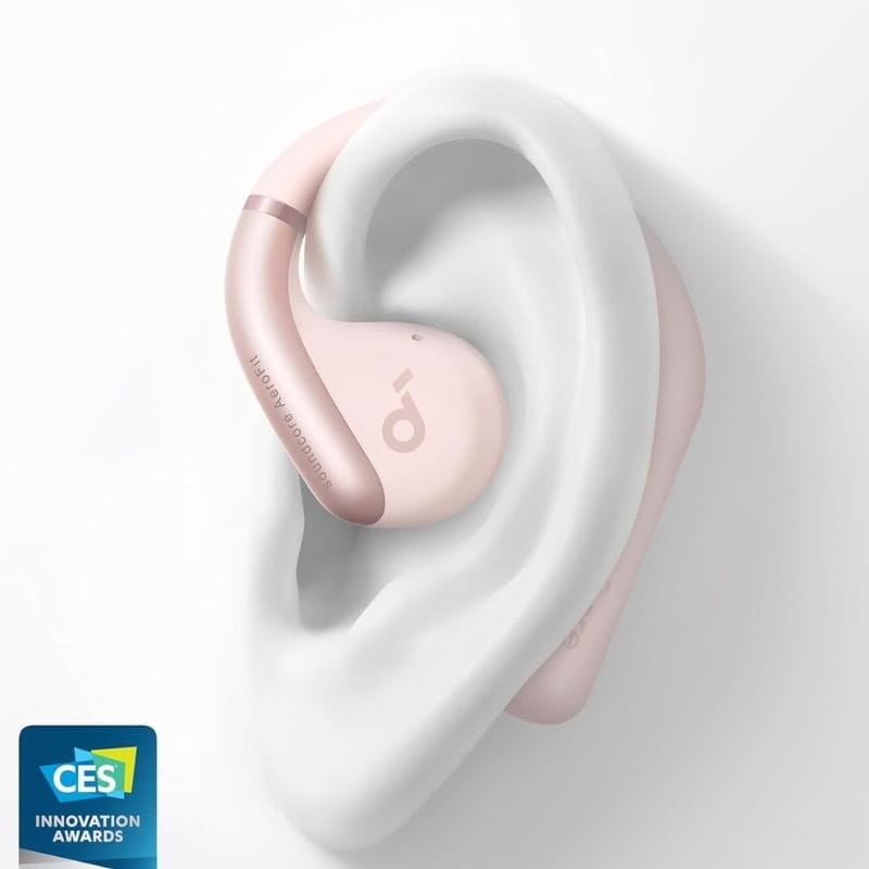 Soundcore AeroFit Rosa - Auriculares Bluetooth - Ítem1