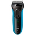 Máquina de barbear Braun Series 3 3010s Wet / Dry Preto / Azul - Item