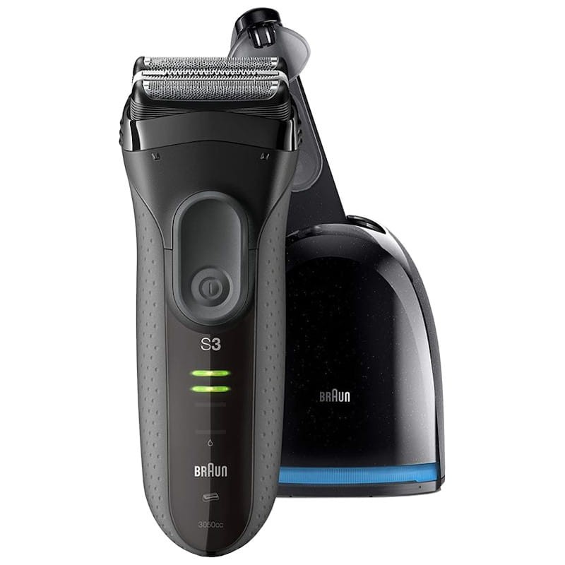 Afeitadora Braun Series 3 3050cc Dry Gris - Ítem1