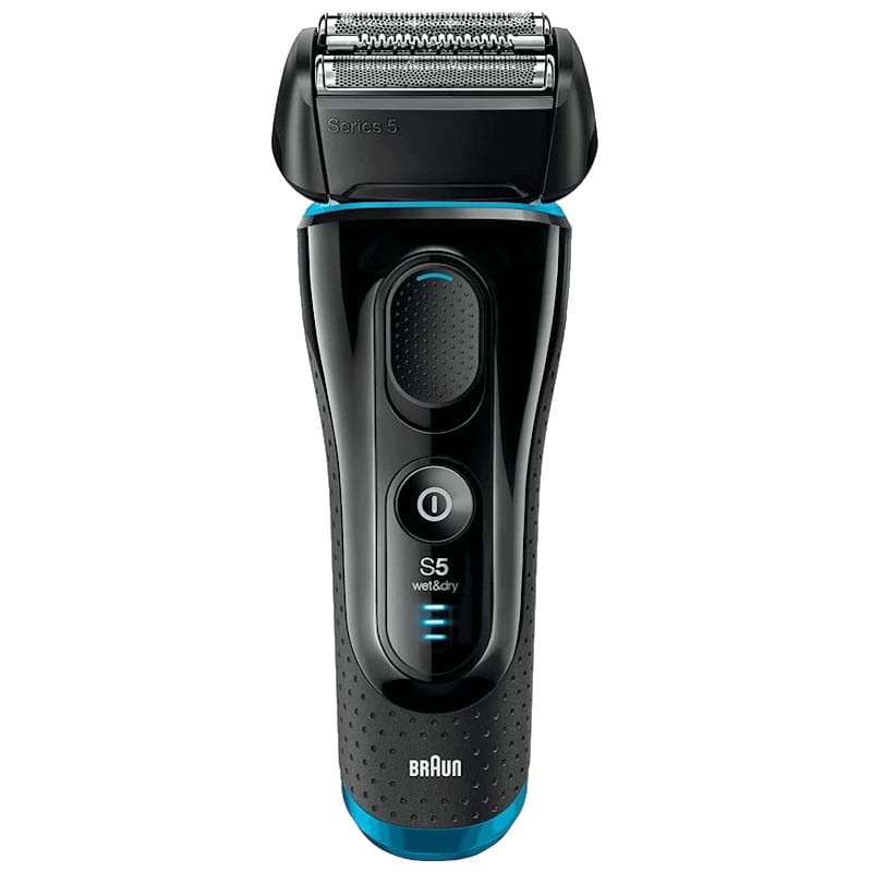 Máquina de barbear Braun Série 5 5140S Wet / Dry Preto / Azul