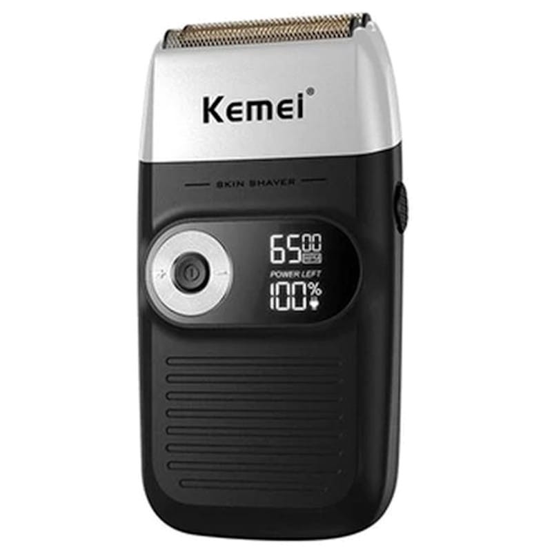 Máquina de Barbear Elétrica Kemei KM-2026 Preto