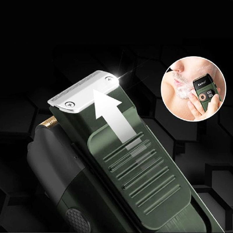 Afeitadora Eléctrica Kemei KM-2026 Negro - Ítem2