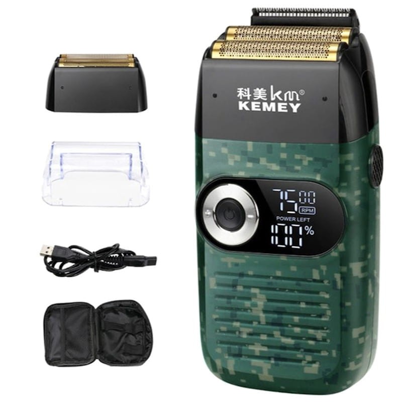 Rasoir électrique Kemei KM-2027 Camo Edition - Ítem1