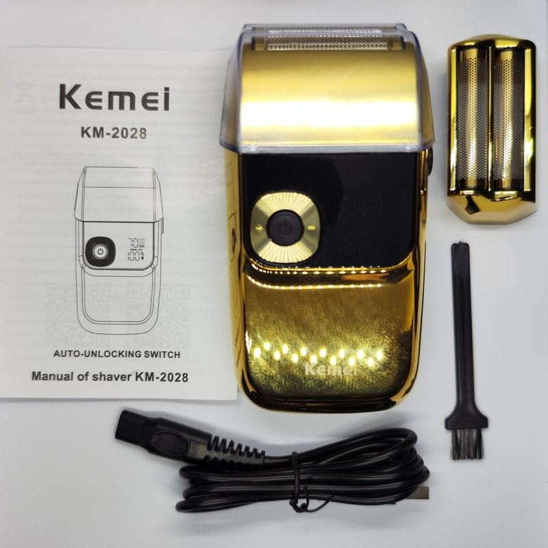 Rasoir Shaver Kemei KM-2028 Doré - Ítem2