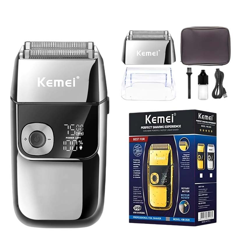 Afeitadora Shaver Kemei KM-2028 Plata - Ítem1