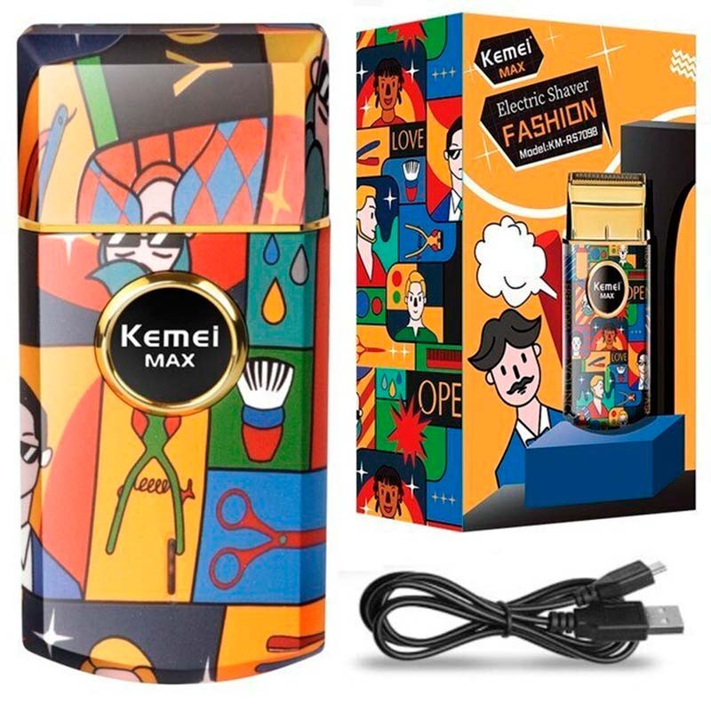 Afeitadora Kemei KM MAX-RS7098 Grafitti - Ítem2