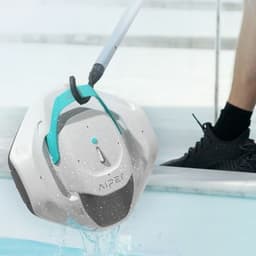 Potente Aiper Seagull 800 M3 Blanco – Limpiafondos para piscina inalámbrico