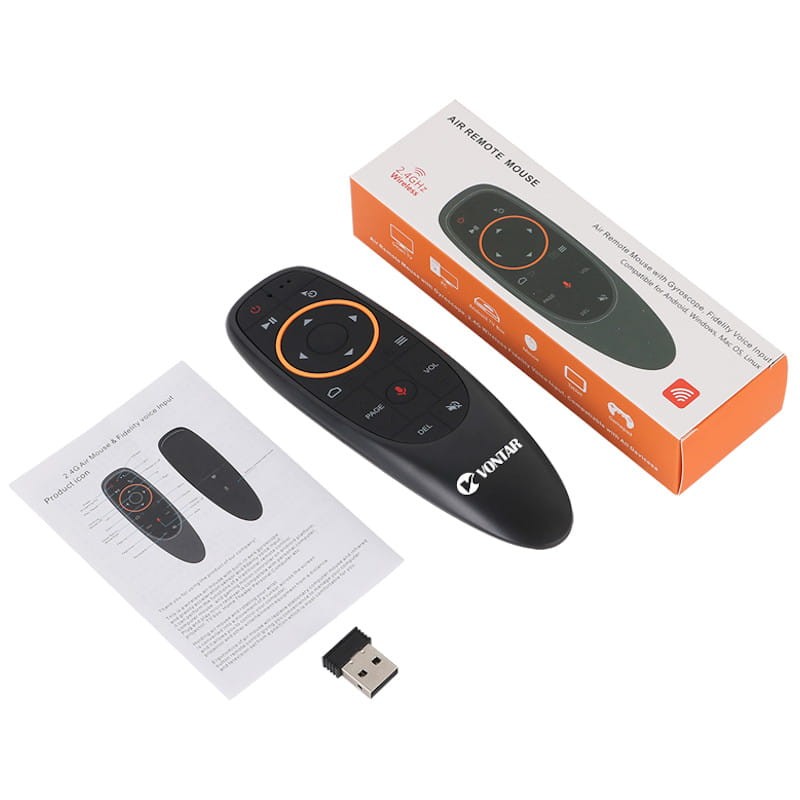 Air Mouse G10 Pro Controle por Voz Gyro Retroiluminado - Item3