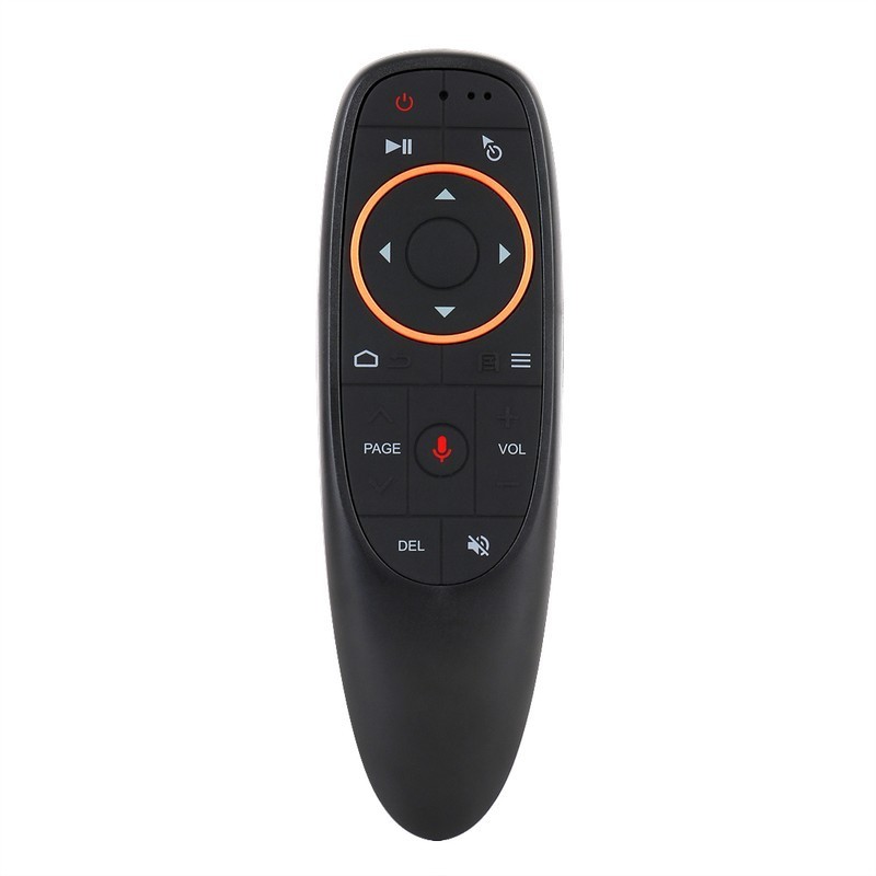 Air Mouse G10s Voice Control Gyro - Gyro 6 Axis - Motion Control - Microphone - Voice Button - Maximum transmission distance of 15 meters - Netflix - Navigation - Wireless Receiver 2.4GHz USB