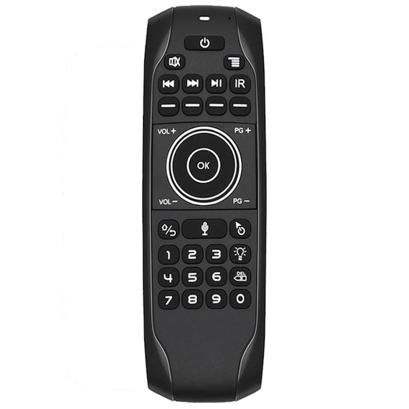 Air Mouse e Mini Teclado G7V Pro Gyro Voz Retroiluminada - Item