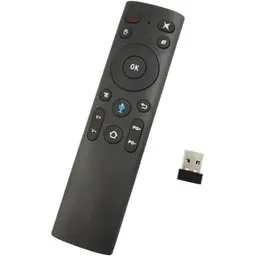 Perspectiva del Control remoto del Air Mouse Q5+ con usb