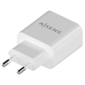 Aisens A110-0681 20W USB-C USB-A Blanco - Cargador de Pared