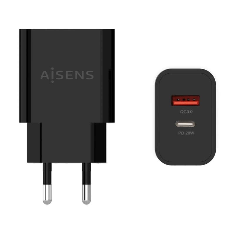 Aisens A110-0682 20W Noir Chargeur avant et arrière
