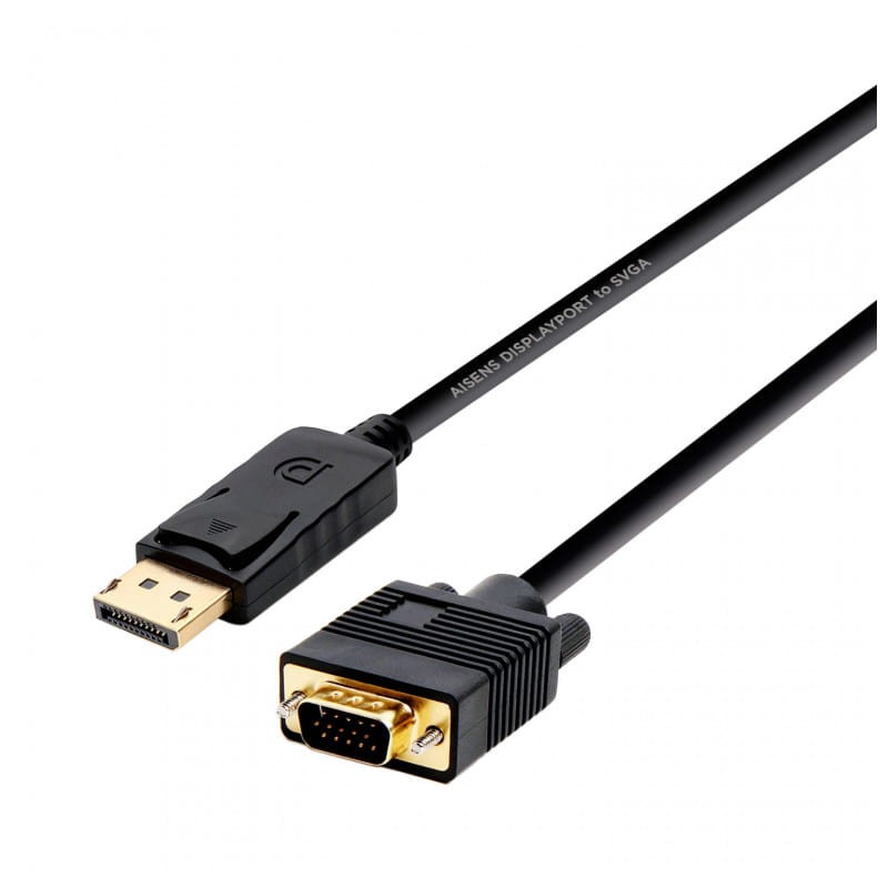 AISENS A125-0365 DisplayPort VGA D-SUB 2 metros Negro - Cable - Ítem