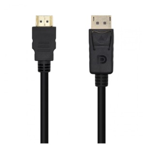 AISENS A125-0460 DisplayPort para HDMI 3 metros Preto - Cabo