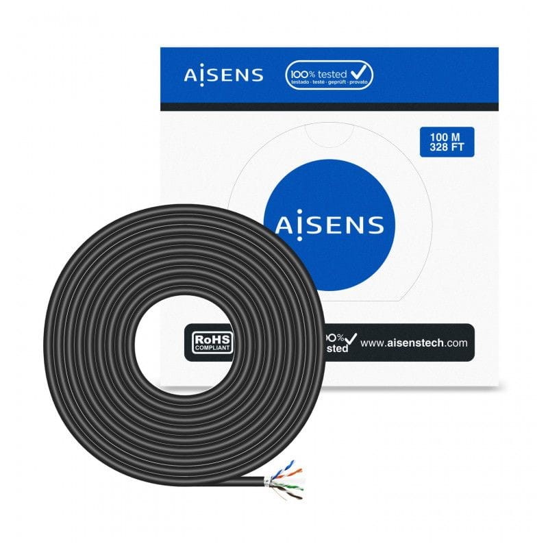 AISENS A135-0673 FTP Cat.6 Para exterior 100M Preto - Cabo de Rede RJ45 - Item2