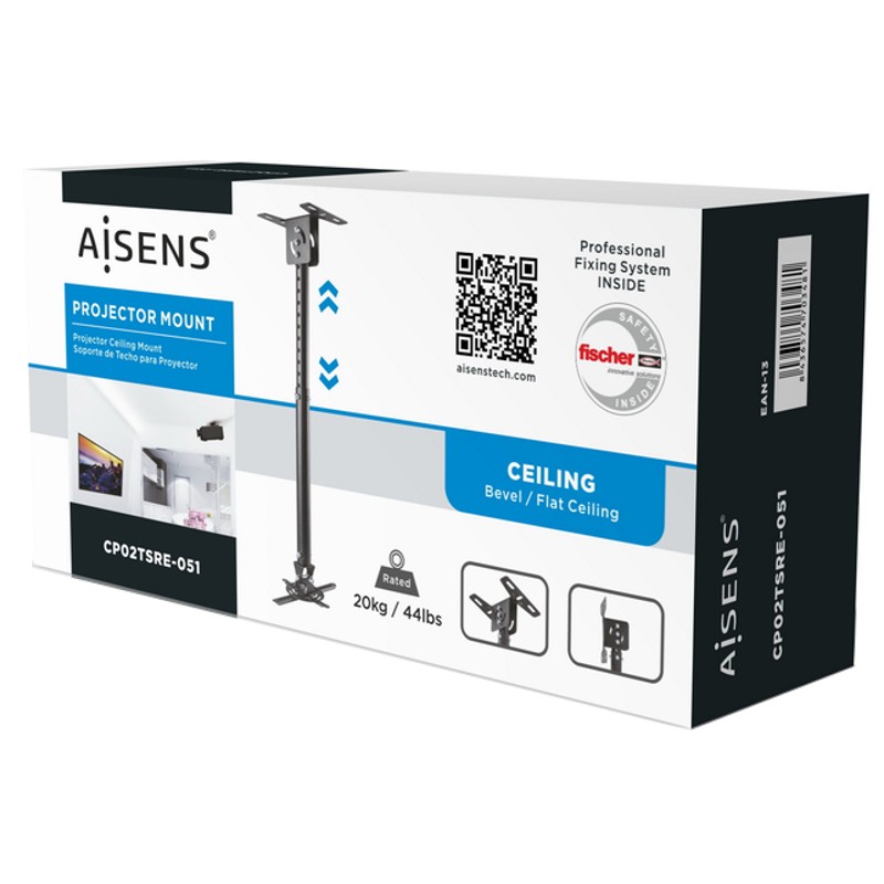 Aisens CP02TSRE-051 Suporte para projector Teto Preto - Item5