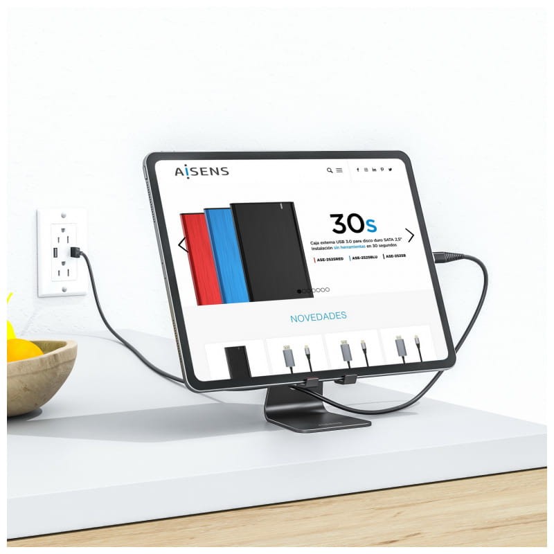 Aisens até 8 polegadas Fixo - Suporte para Tablet/Smartphone - Item3