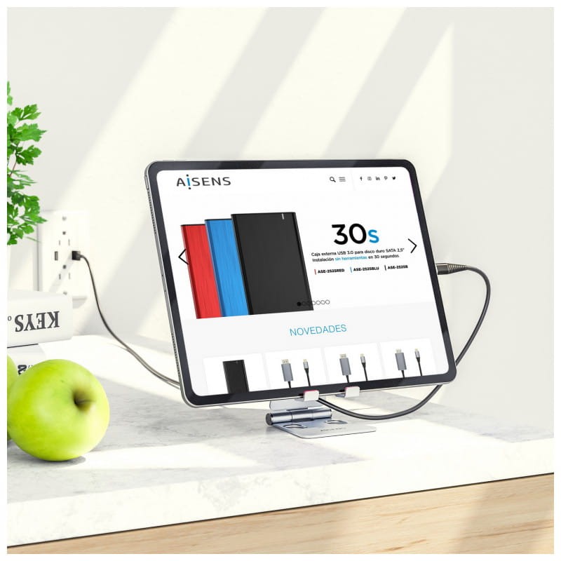 Aisens até 8 polegadas Argent - Suporte para Tablet/Smartphone - Item4
