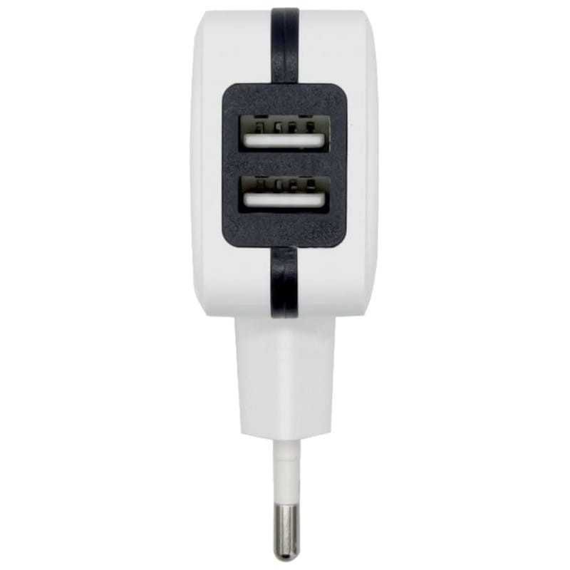 Cargador Aisens USB 17W 5V/3.4A Doble USB Blanco - Ítem2